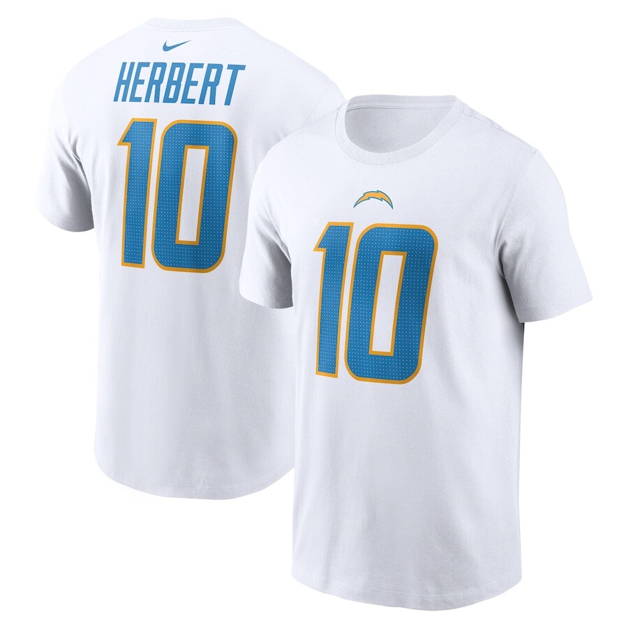 

Футболка с коротким рукавом Nike Los Angeles Chargers, белый