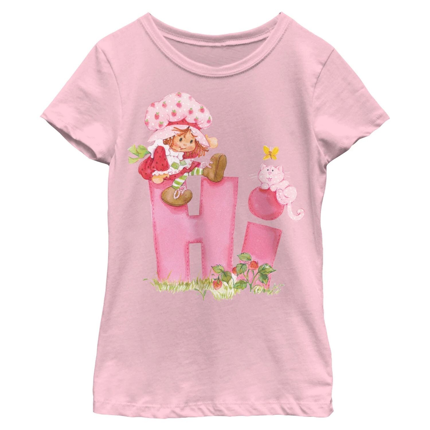 

Футболка с рисунком Strawberry Shortcake для девочек 7–16 лет Hi Person Licensed Character