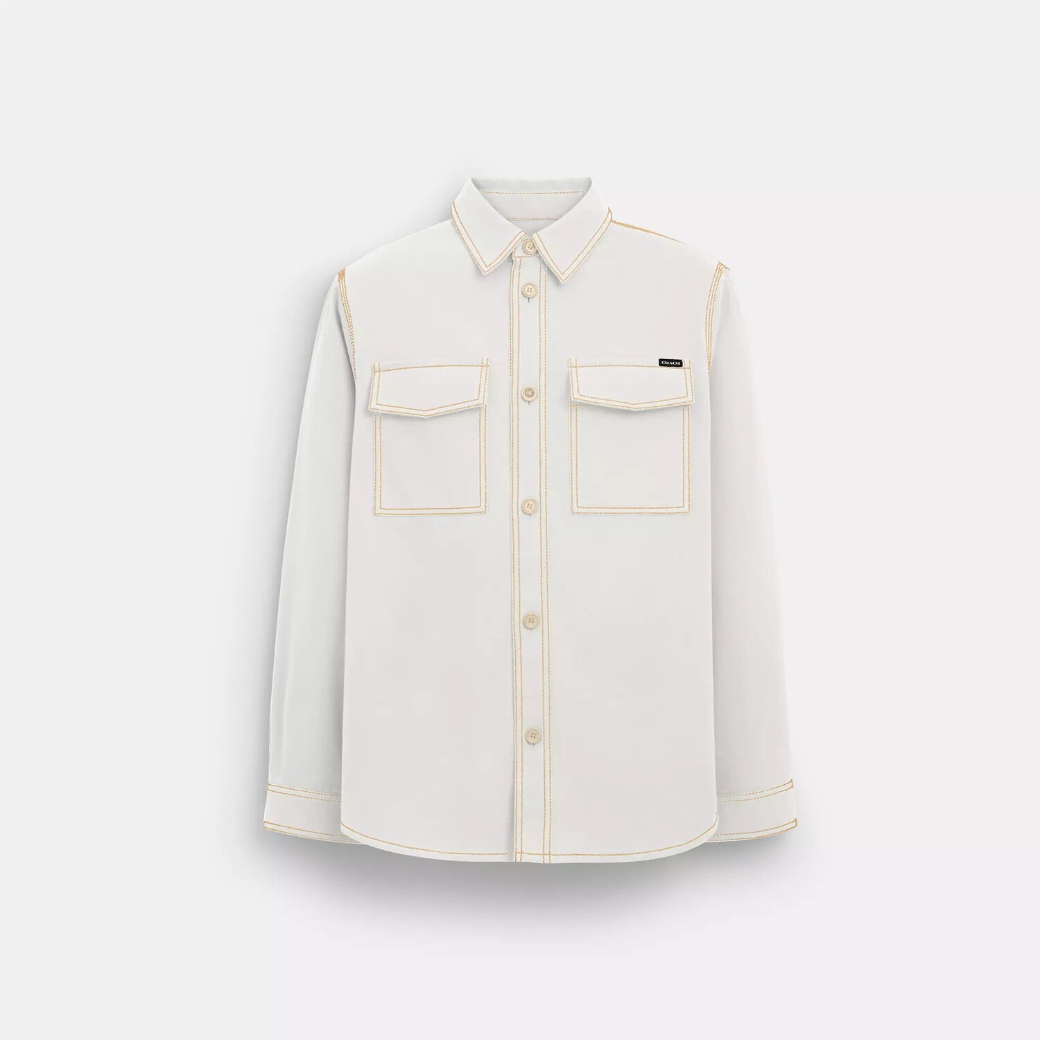 

Саржевая футболка Coach Outlet, цвет Off White