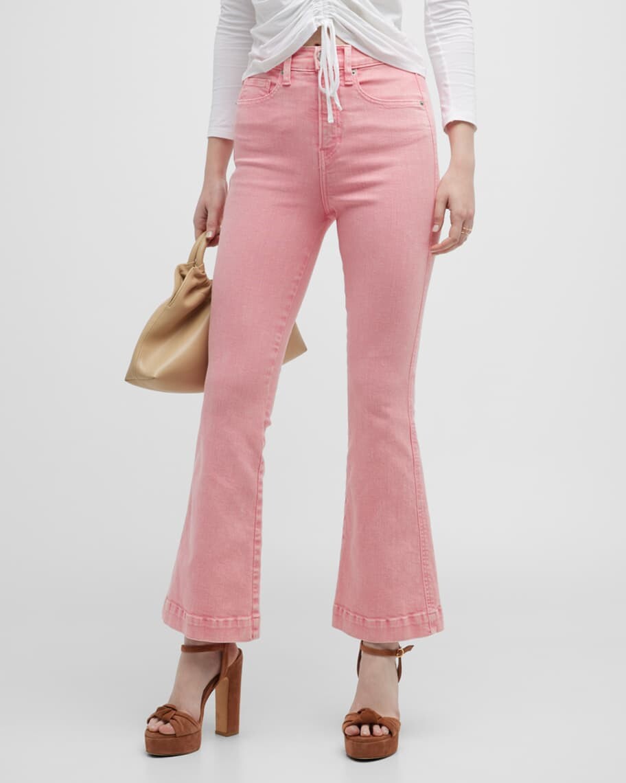 

Расклешенные джинсы до щиколотки Carson с высокой посадкой Veronica Beard Jeans