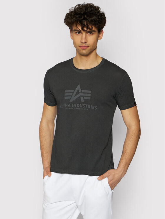 

Футболка стандартного кроя Alpha Industries, черный