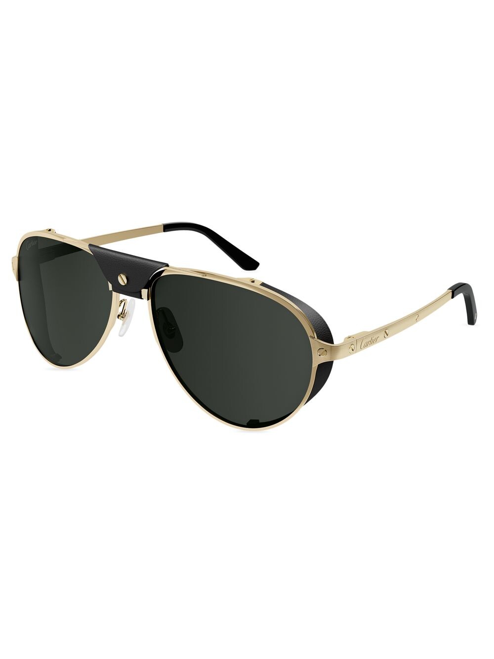

Солнцезащитные очки-авиаторы 61MM Cartier, золотой