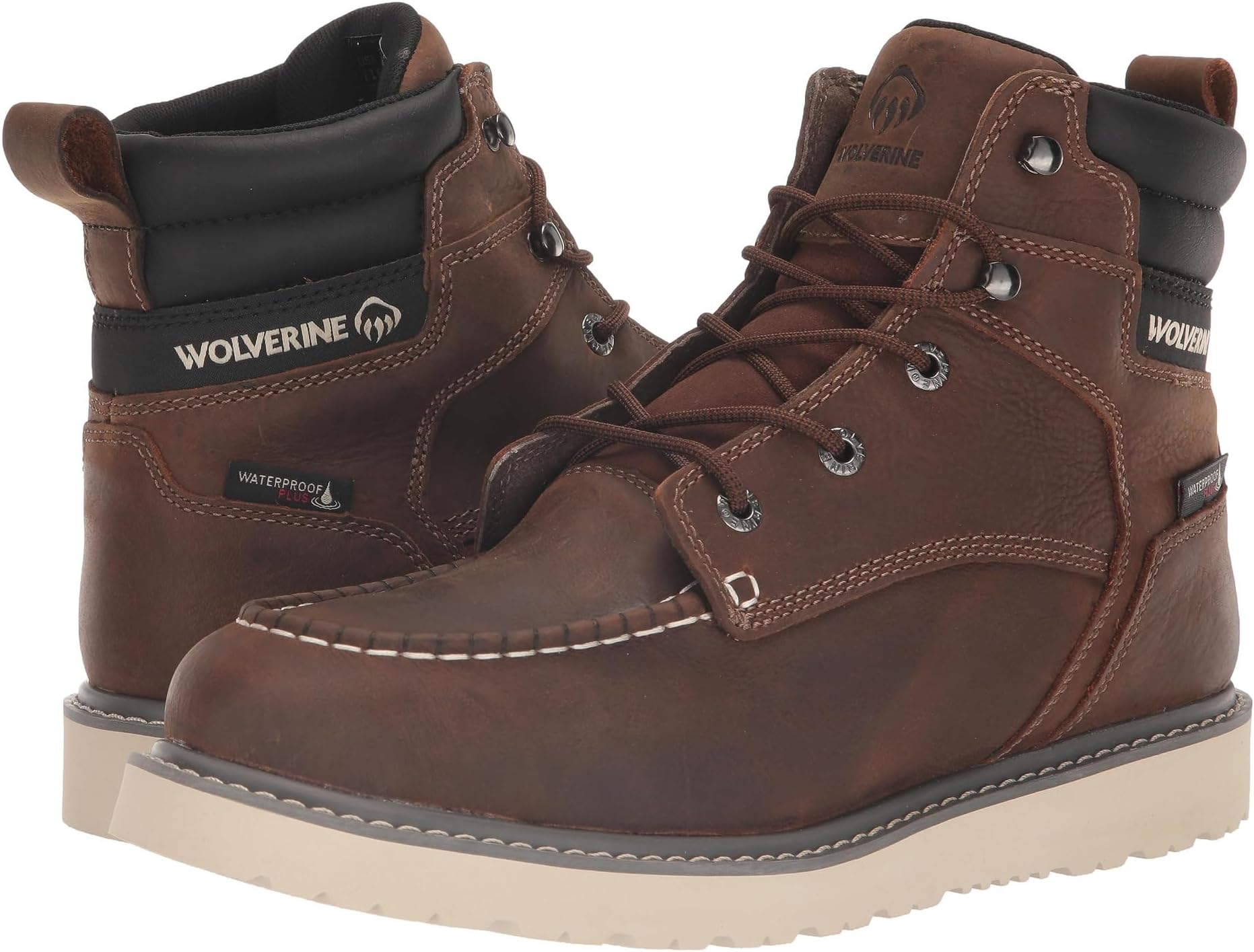 Рабочая обувь водонепроницаемая Trade Wedge Waterproof 6 Wolverine, цвет Sudan Brown