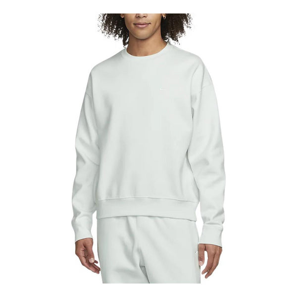 Толстовка Nike Solo Swoosh Crew neck sweatshirt 'White', белый