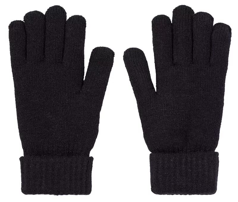 Женские однотонные перчатки Northeast Outfitters Cozy Cabin, черный