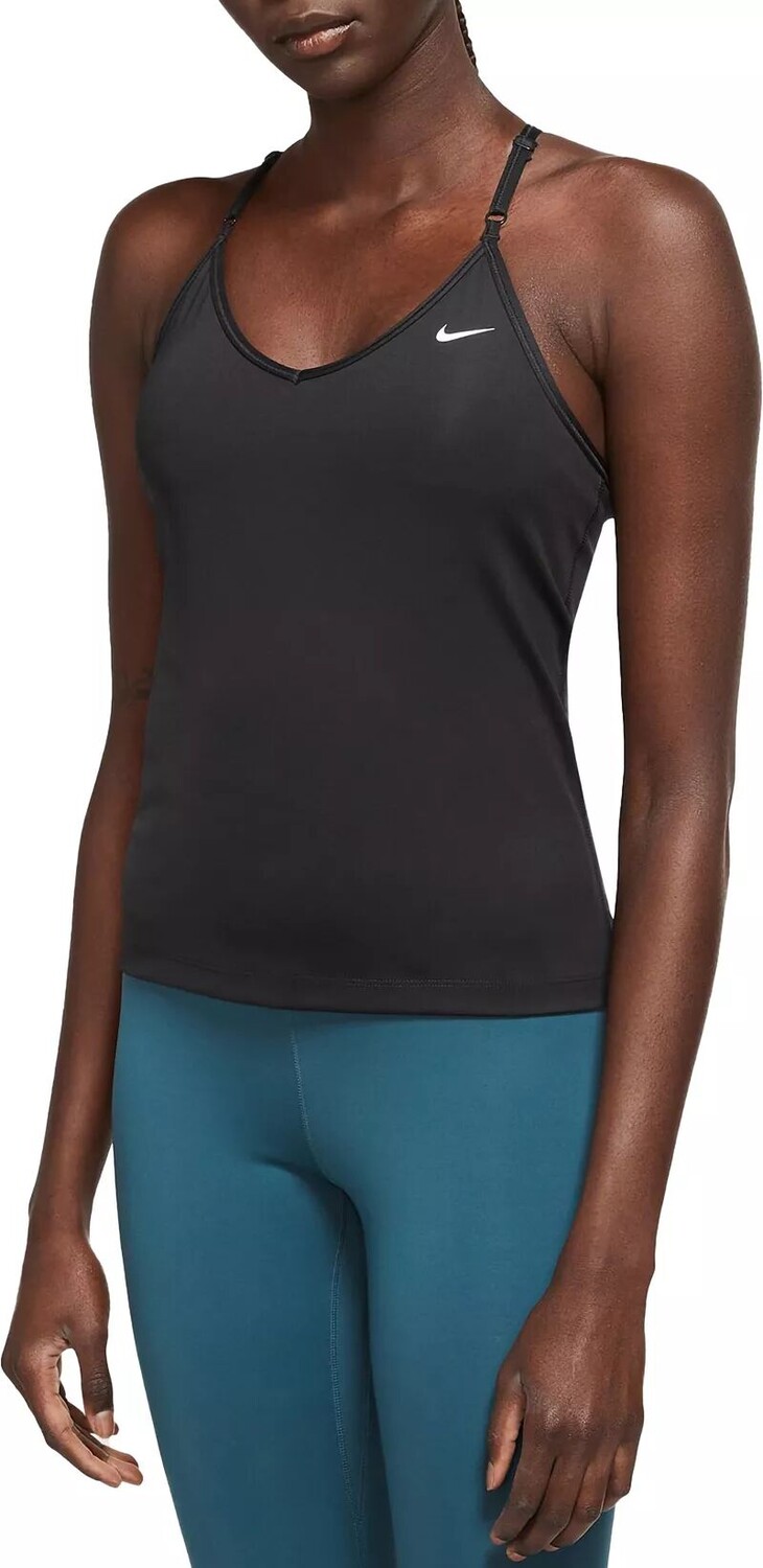 

Женская майка с бюстгальтером Indy Bra Nike, черный