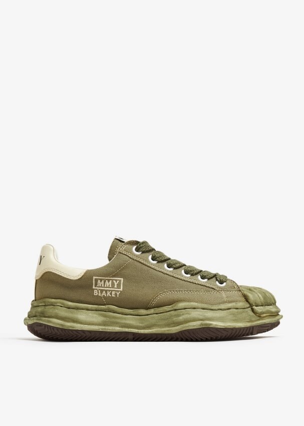 

Кроссовки Maison Mihara Yasuhiro Blakey Low-Top, зеленый