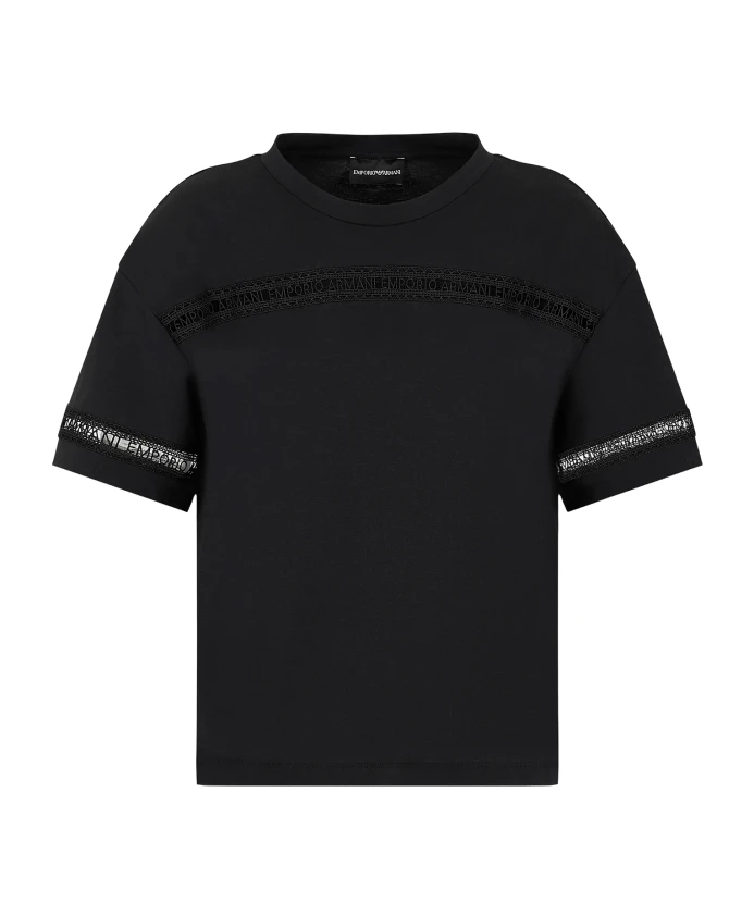 

Стильная футболка и поло Emporio Armani, черный