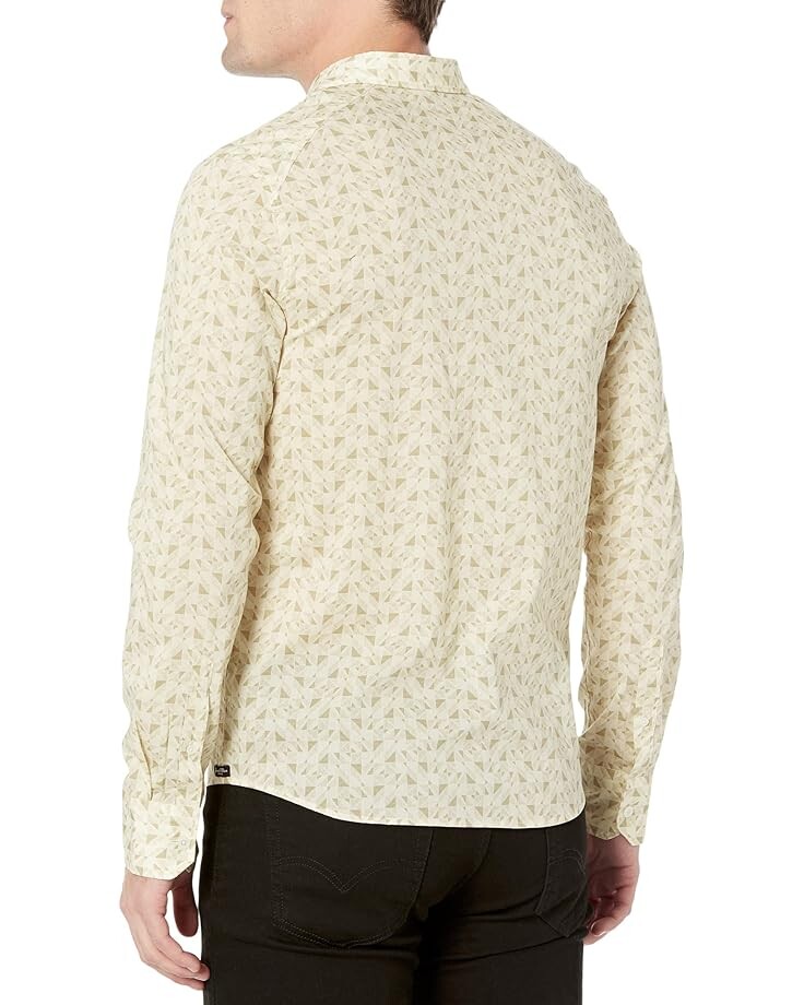 

Рубашка Good Man Brand Long Sleeve On Point Stretch Woven Shirt, цвет Natural Geo
