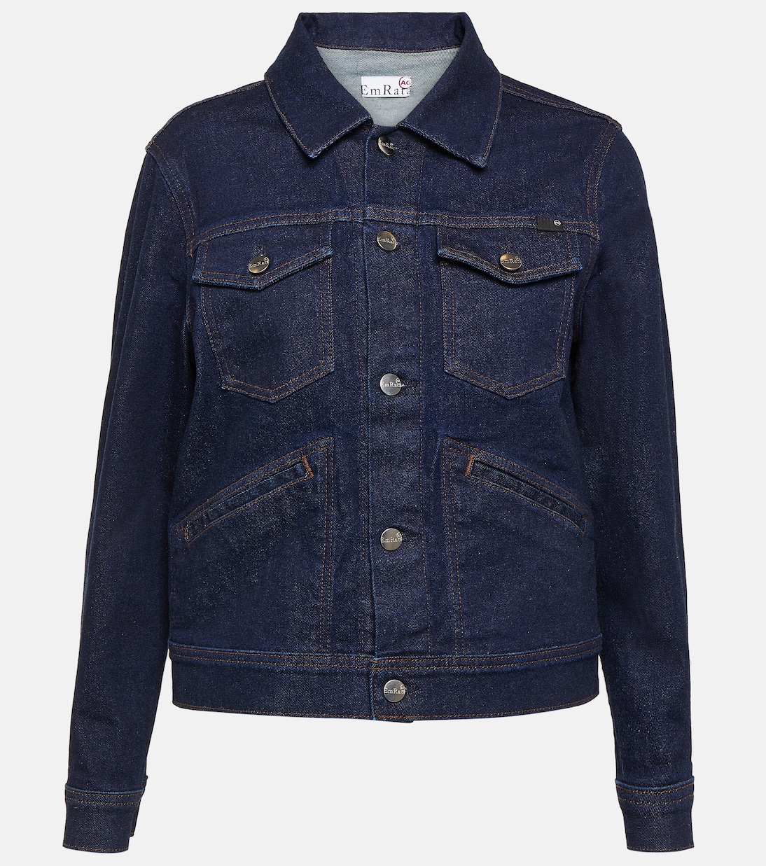 Джинсовая куртка emrata jerrie Ag Jeans, синий цена и фото