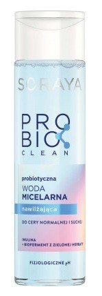 Увлажняющая мицеллярная вода для нормальной и сухой кожи 250мл Soraya, Probio Clean