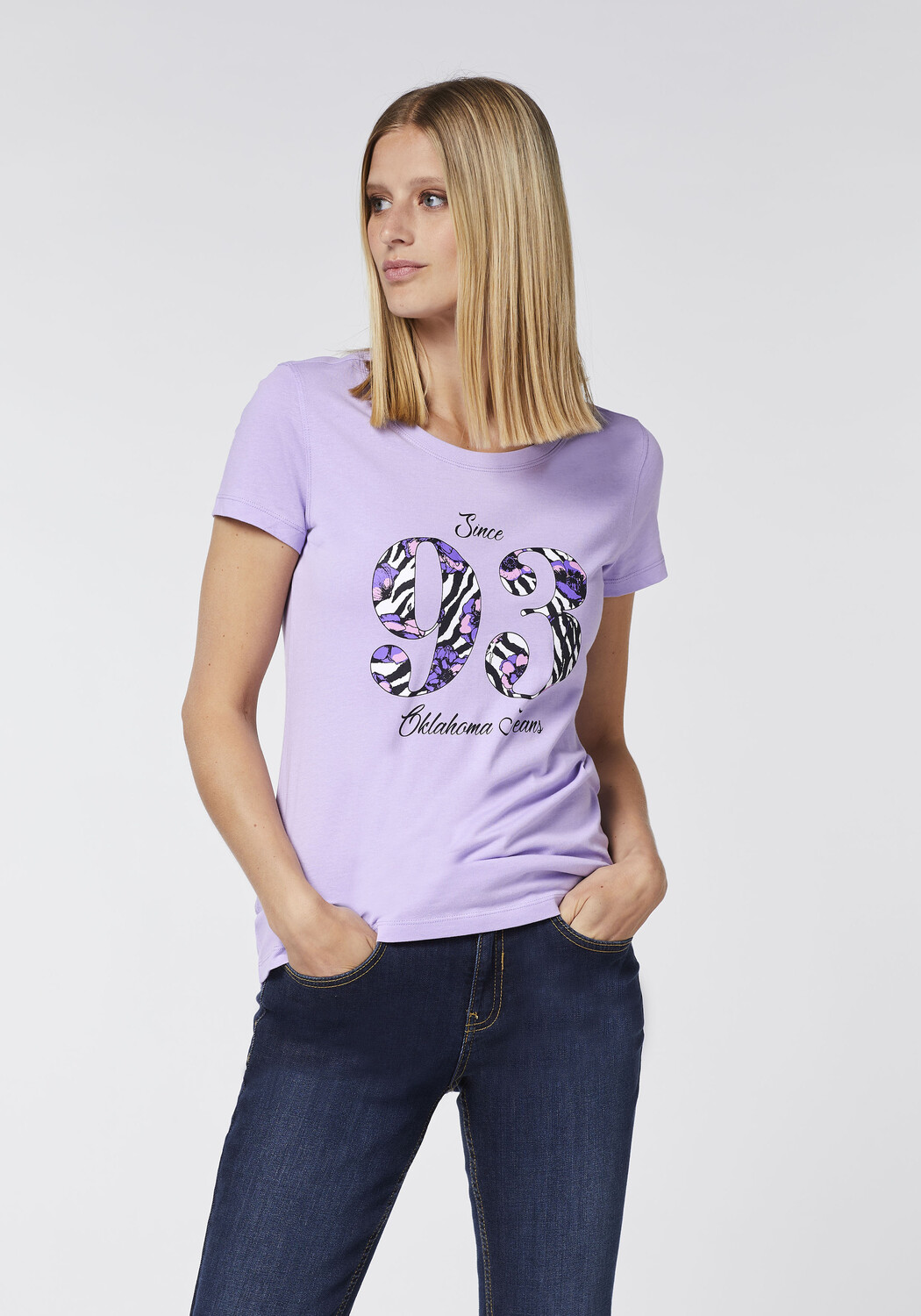 

Футболка Oklahoma Jeans, фиолетовый