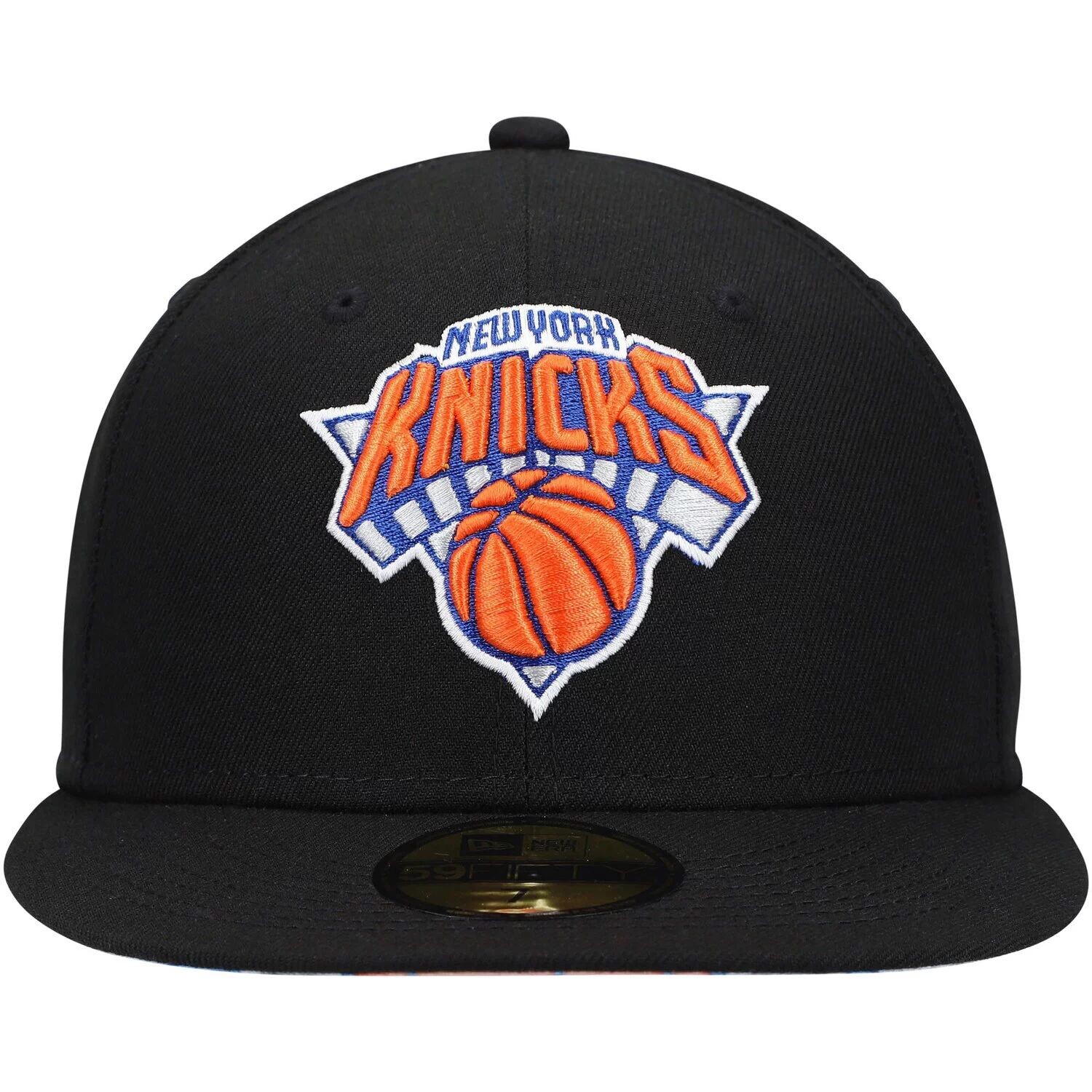 

Черная мужская облегающая кепка New Era New York Knicks Team Wordmark 59FIFTY