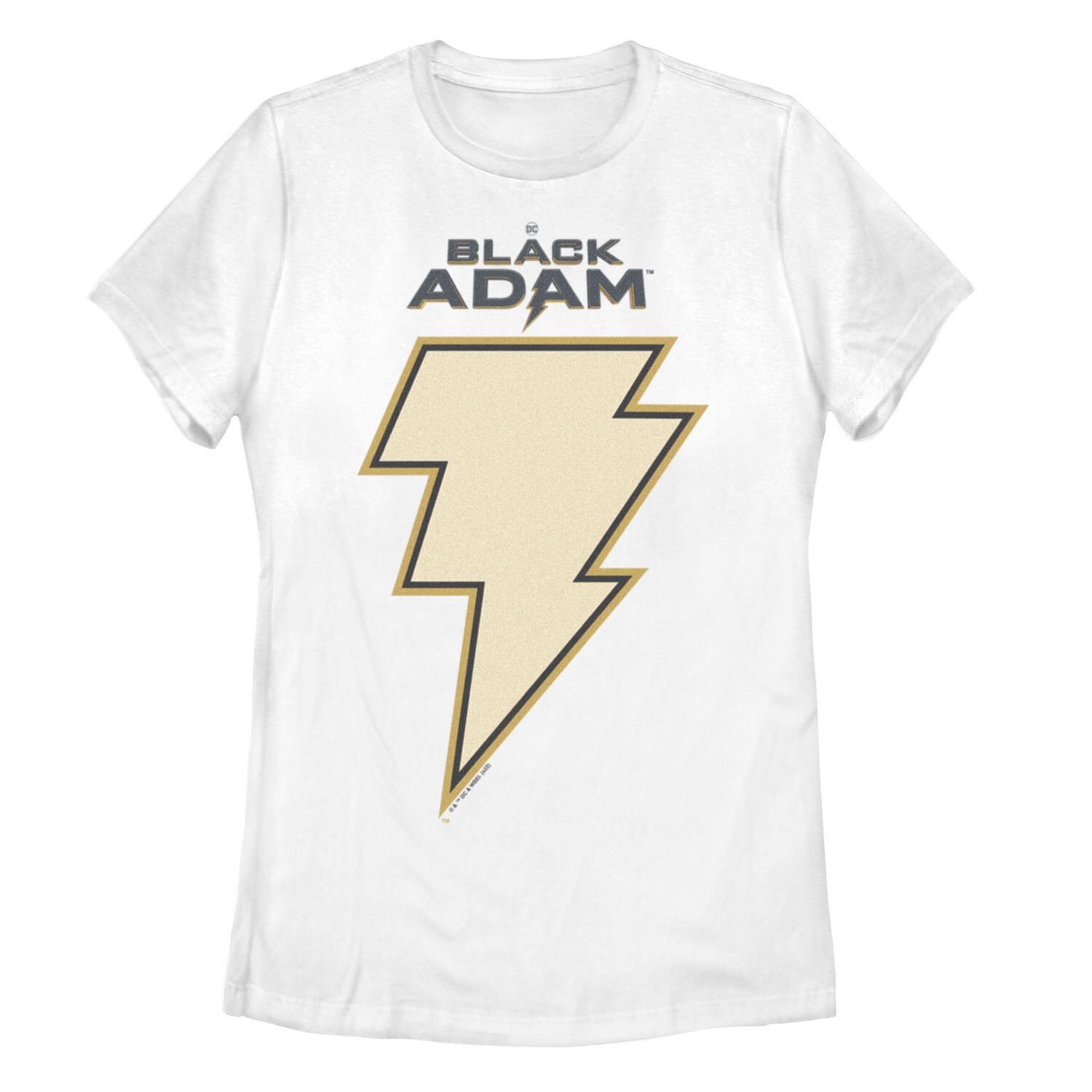 

Черная футболка DC Comics для юниоров Adam Lightning Bolt Licensed Character