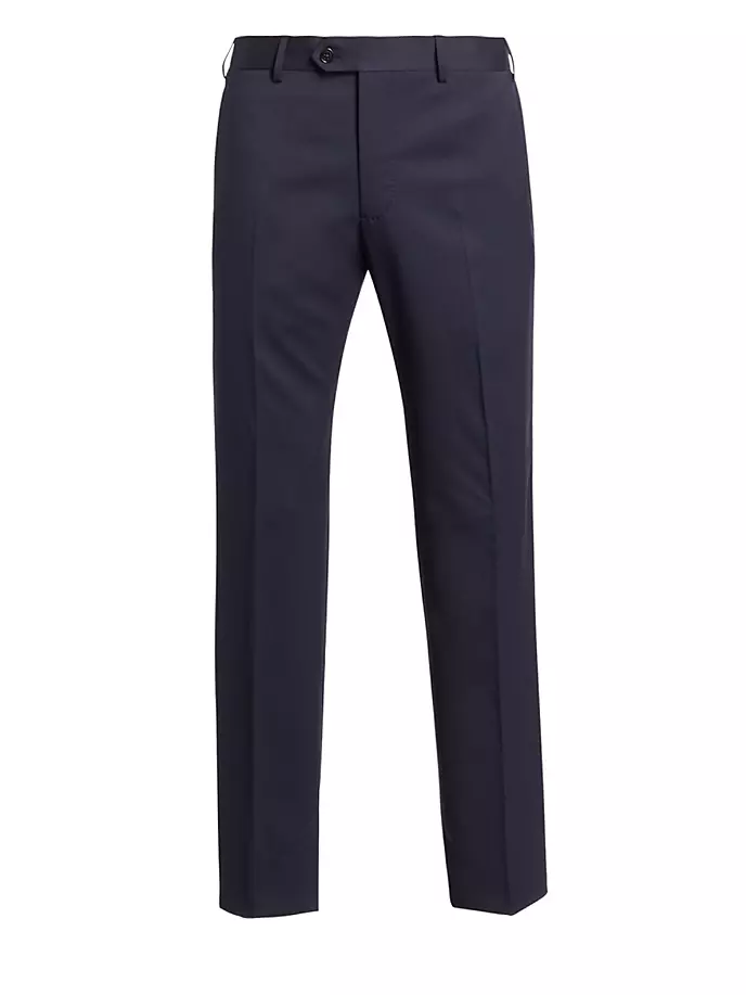 

Шерстяные брюки Giorgio Armani, темно-синий