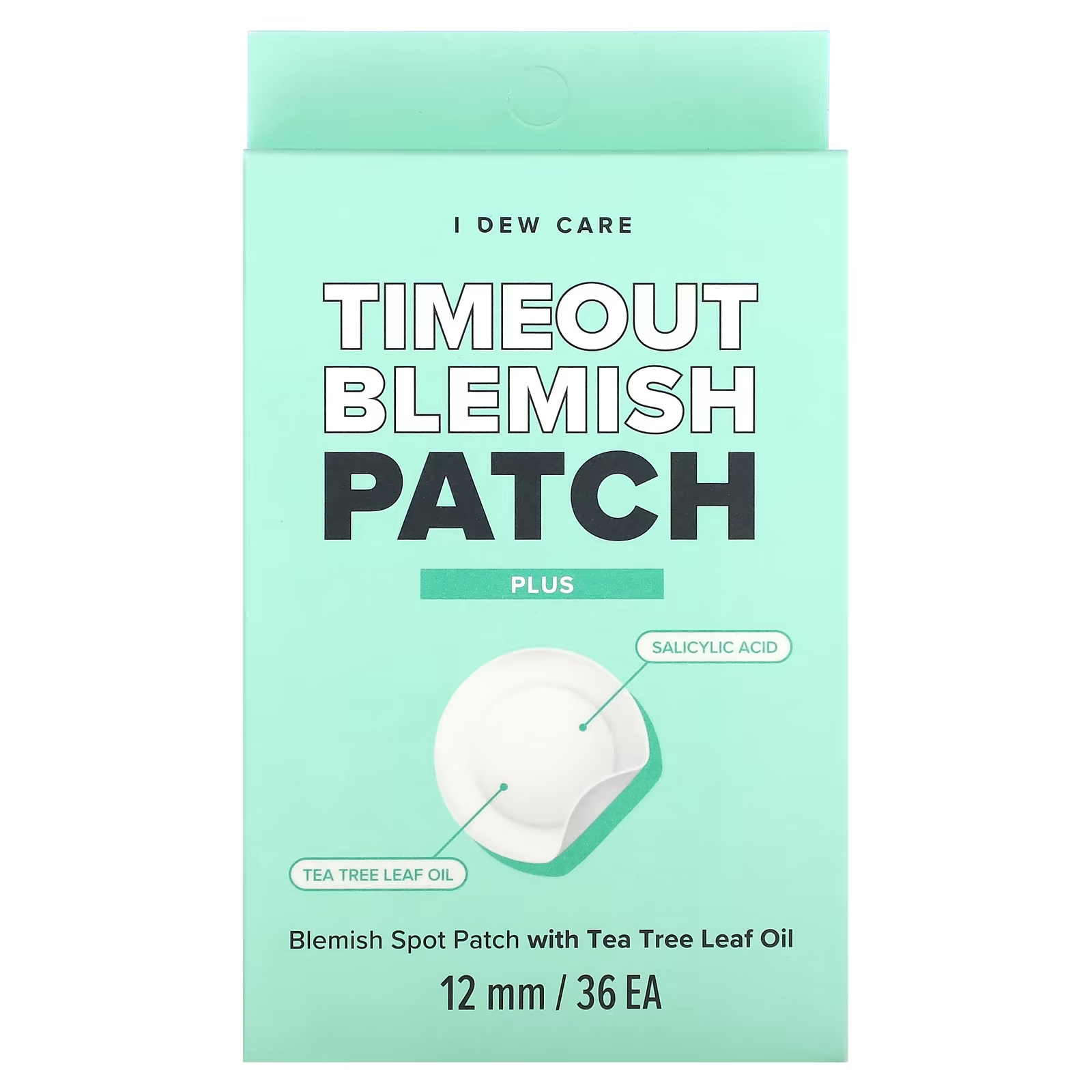 Патчи от пятен I Dew Care Timeout Blemish Patch Plus, 36 патчей earth s care бальзам с маслом чайного дерева 3 4 г 0 12 унции