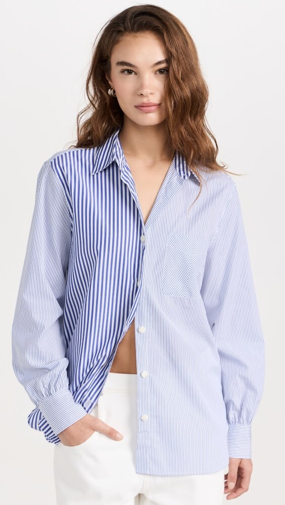 

Рубашка Rag & Bone Maxine Multi Stripe