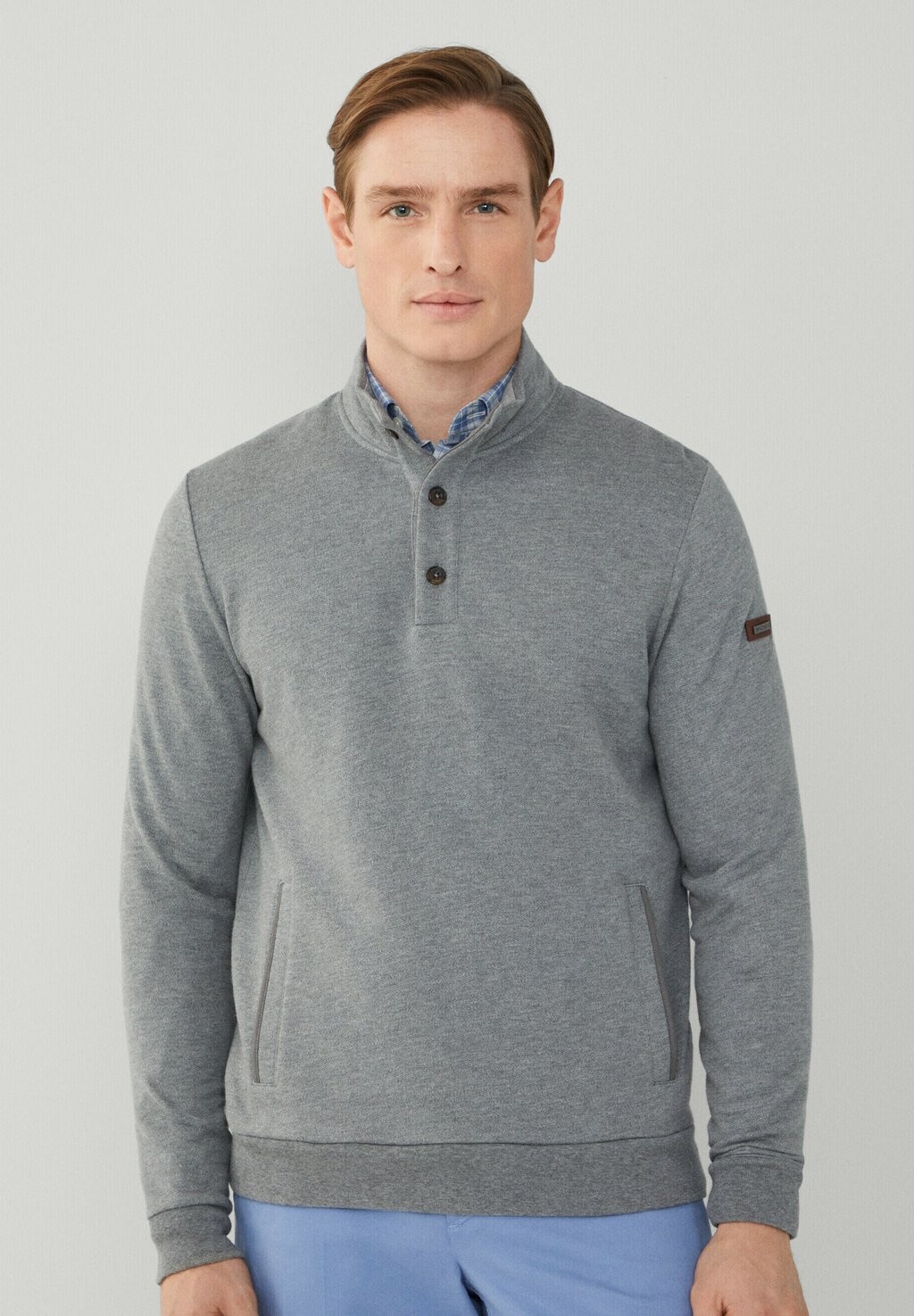 

Толстовка с капюшоном Hackett London, серый