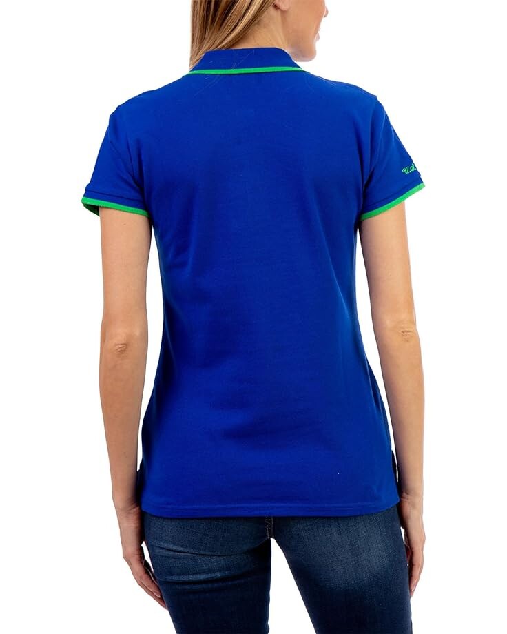 

Поло U.S. POLO ASSN. Tipped Polo Shirt, цвет Parisian Blue