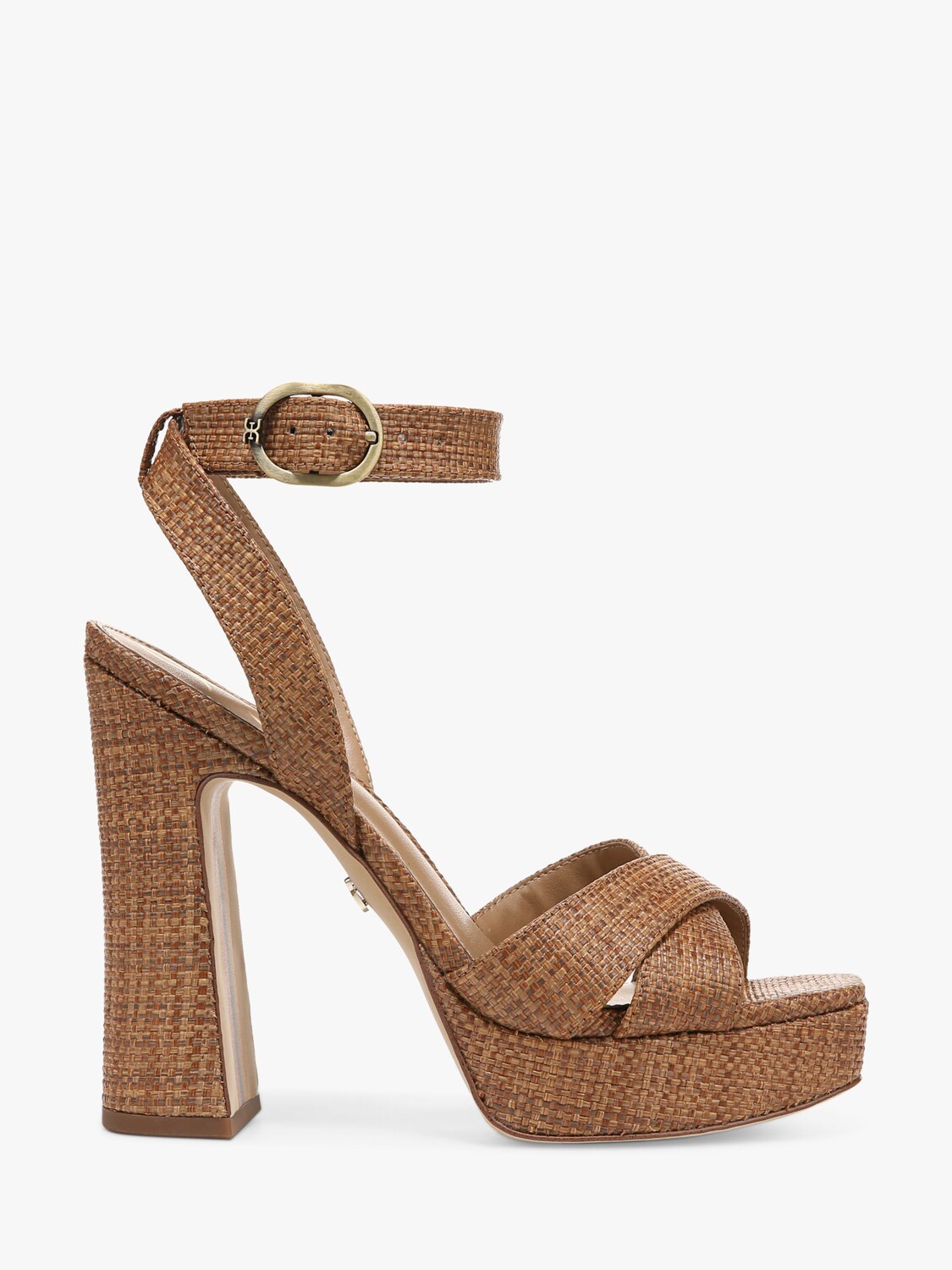 

Сандалии Sam Edelman Kayna на тканой платформе, Cuoio