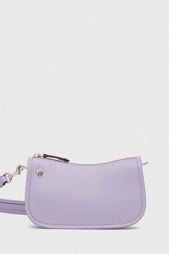 

Кожаная сумочка Coach, фиолетовый