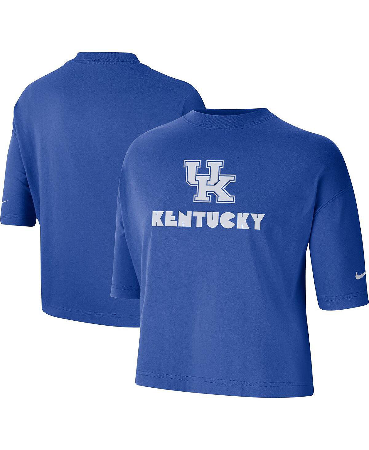 Женская укороченная футболка Royal Kentucky Wildcats Nike