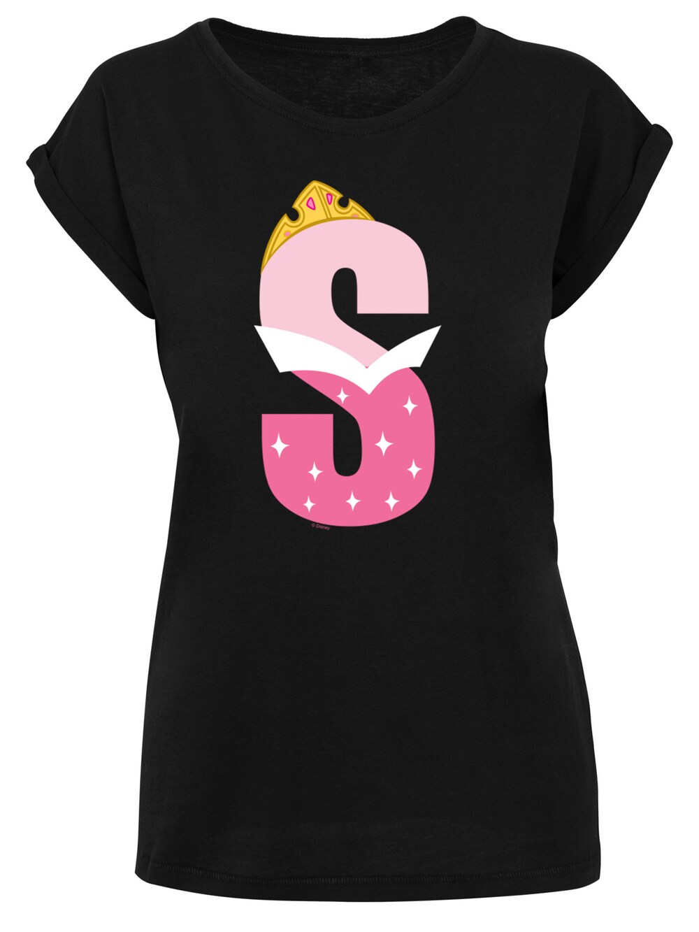 цена Рубашка F4Nt4Stic Disney Alphabet S Is For Sleeping Beauty, черный