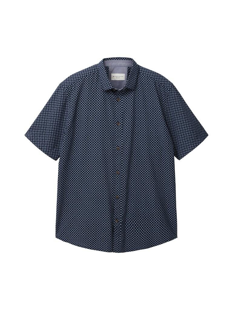 

Рубашка Tom Tailor Halbarm, цвет navy blue minimal design