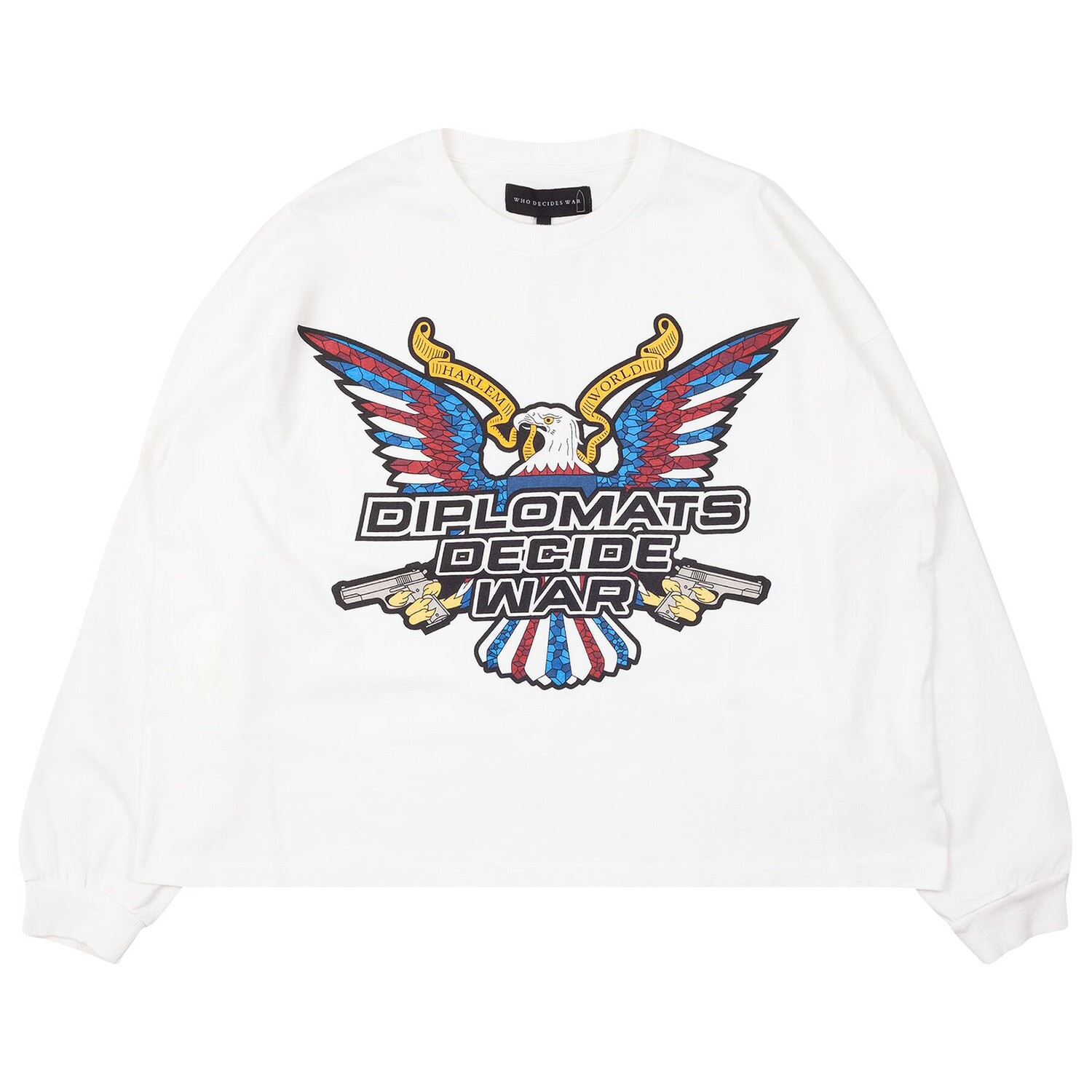 

Кто решает, военные дипломаты решают Crewneck Cloud