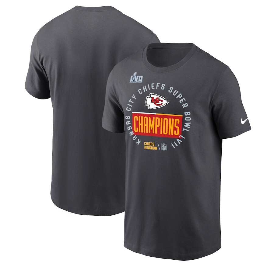 

Футболка с коротким рукавом Nike Kansas City Chiefs, антрацит