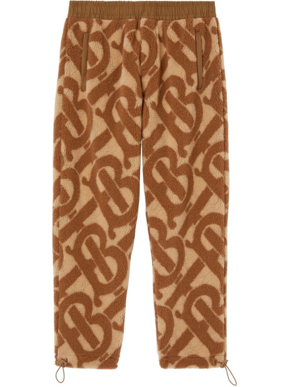 

Burberry жаккардовые брюки с монограммой, нейтральный цвет