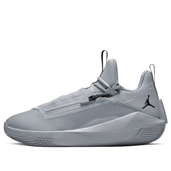 Кроссовки Air Jordan Jumpman Hustle Light Smoke Grey, серый
