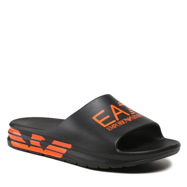 

Шлепанцы EA7 Emporio Armani, черный
