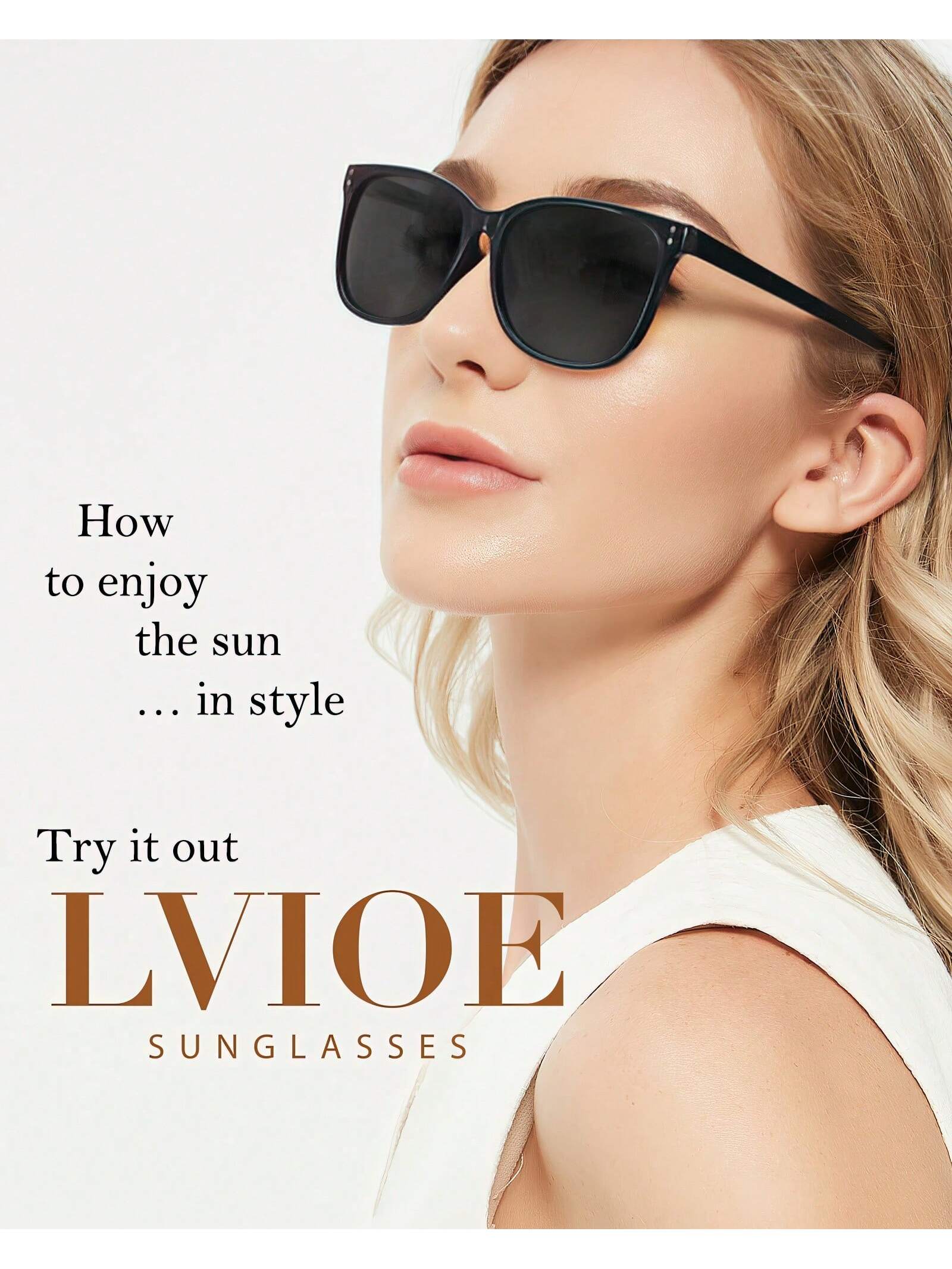 Поляризованные квадратные солнцезащитные очки Lvioe для женщин поляризованные солнцезащитные очки lvioe для мужчин