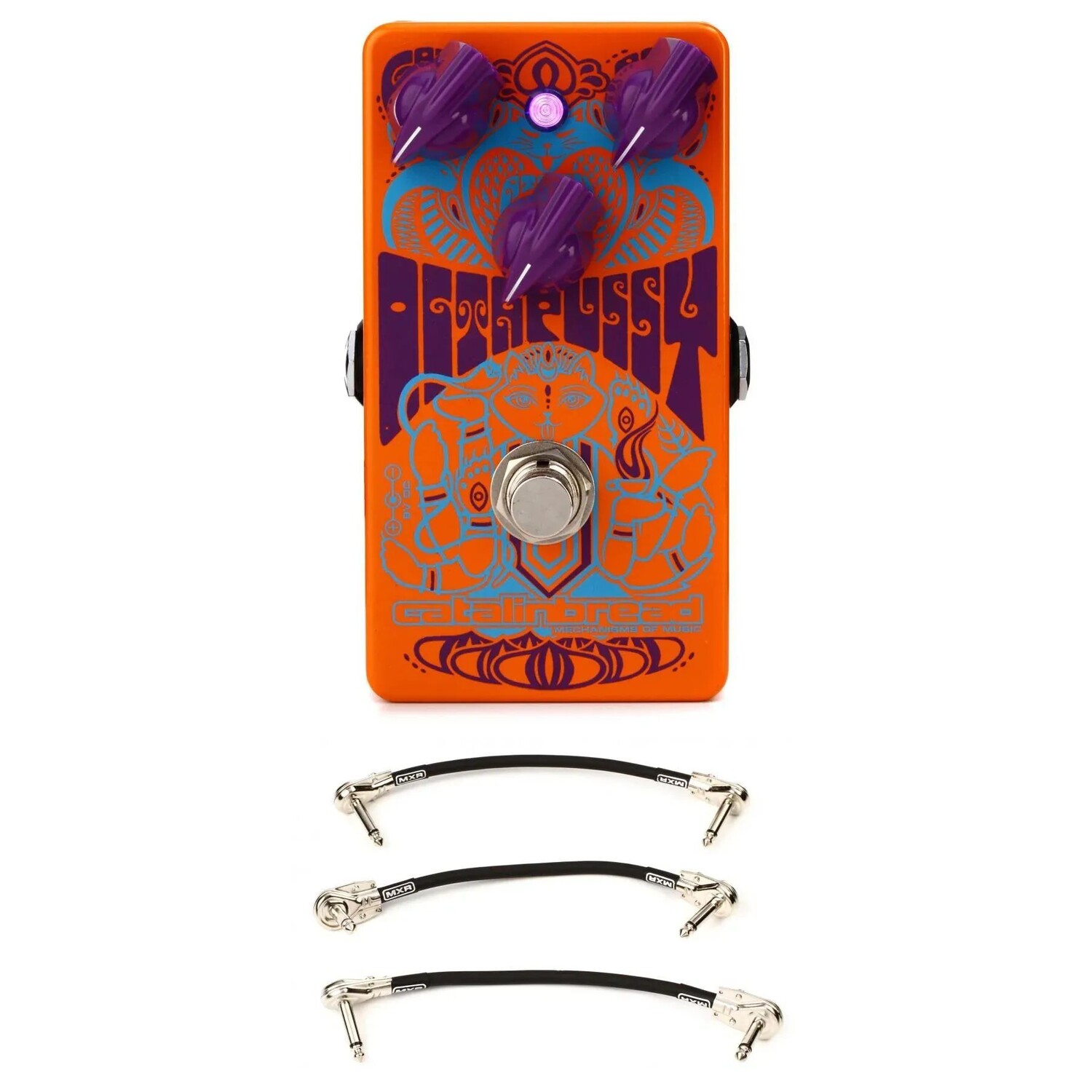 

Педаль Catalinbread Octapussy Octave Fuzz с 3 патч-кабелями