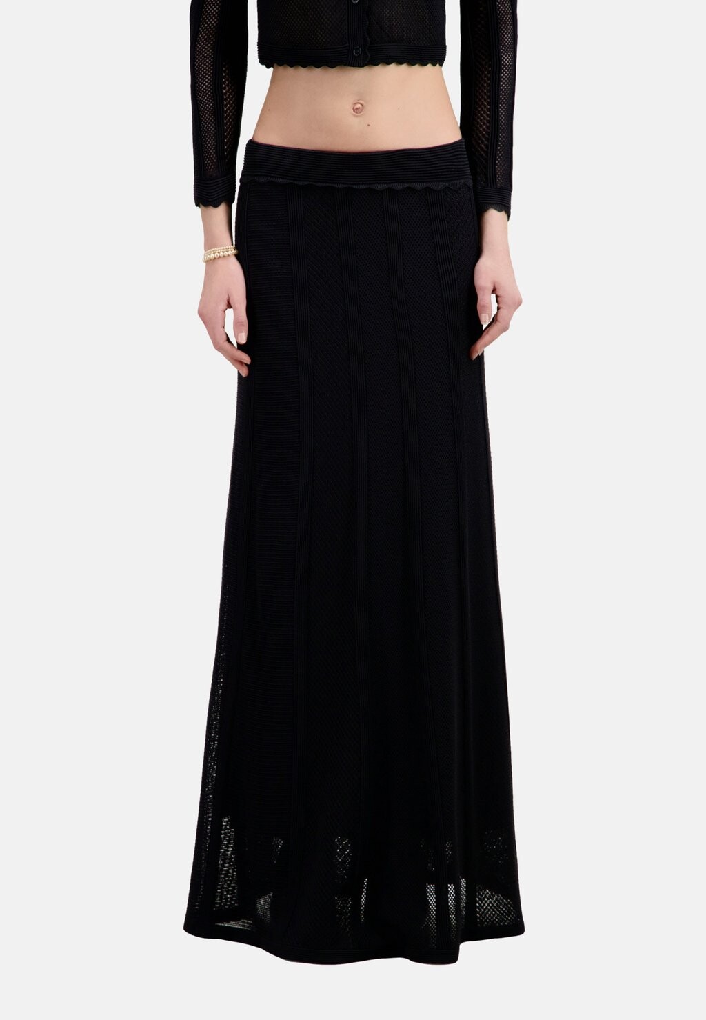 

Длинная юбка The Kooples, черная