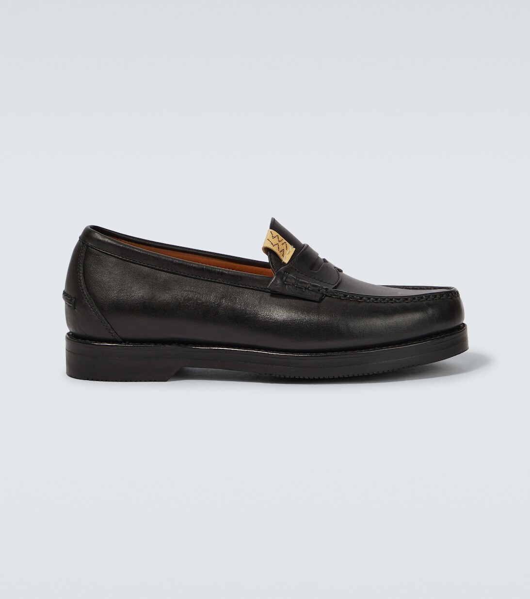 

Кожаные лоферы Visvim, черный