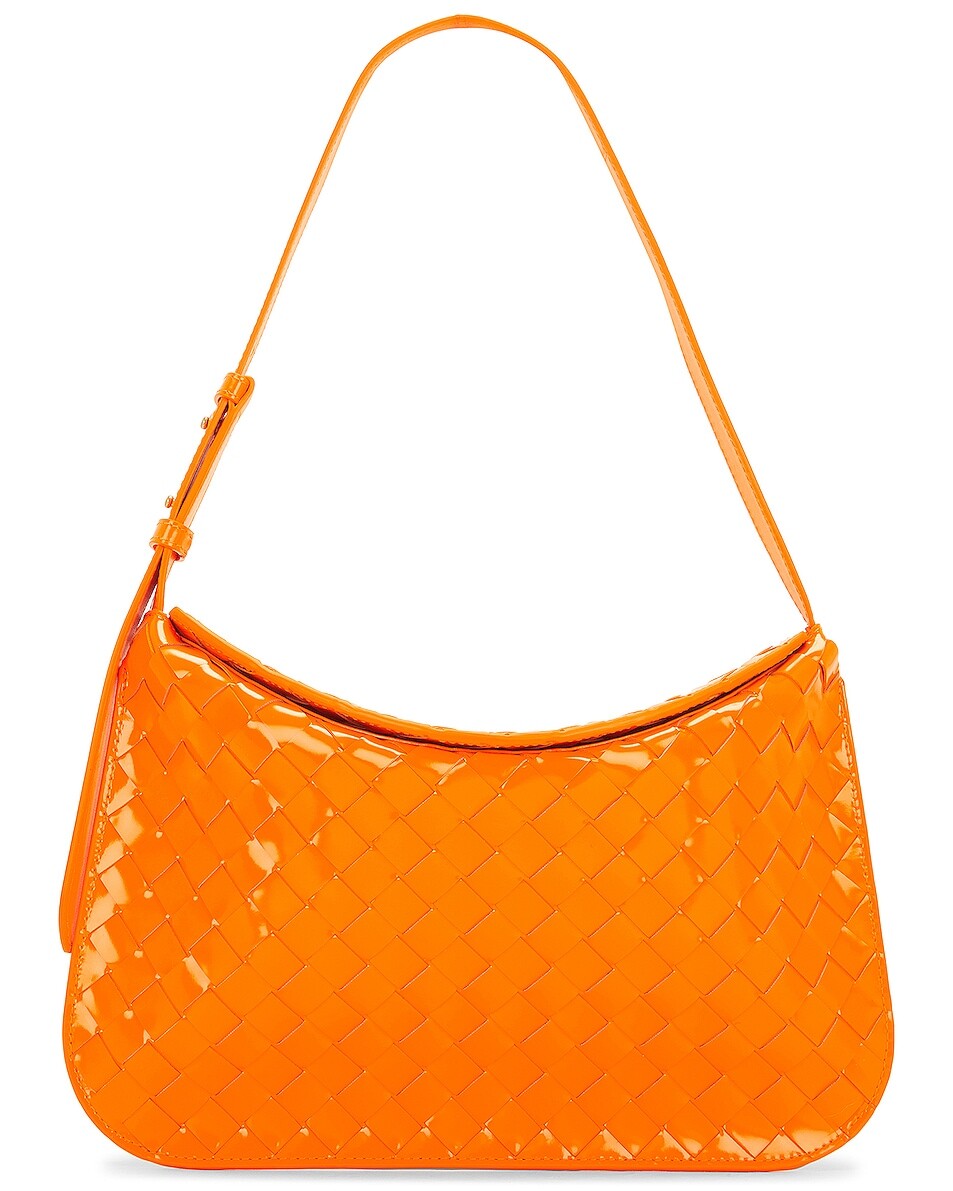 

Сумка через плечо Bottega Veneta Small Metal Loops, цвет Tangerine & Gold