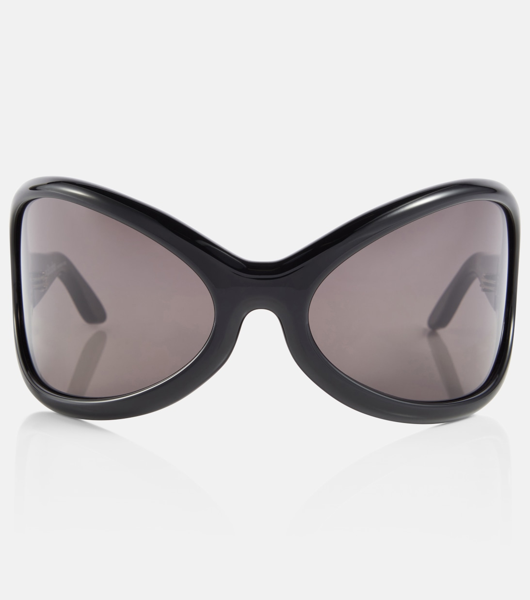 Солнцезащитные очки в массивной оправе Acne Studios, черный цена и фото