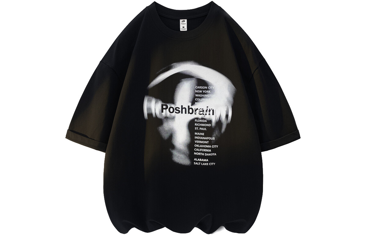 

Футболка Poshbrain унисекс, Черный