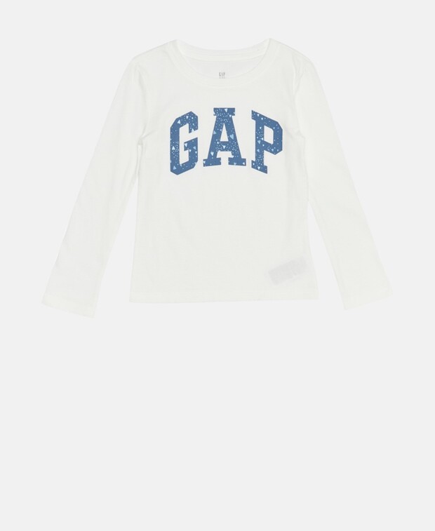

Топ с длинными рукавами, упаковка 2 шт. Gap, белый