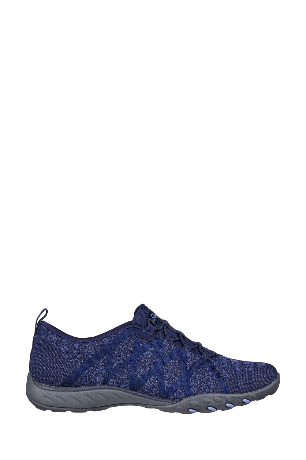 

Женские трикотажные туфли Breathe Easy Infi Skechers, синий