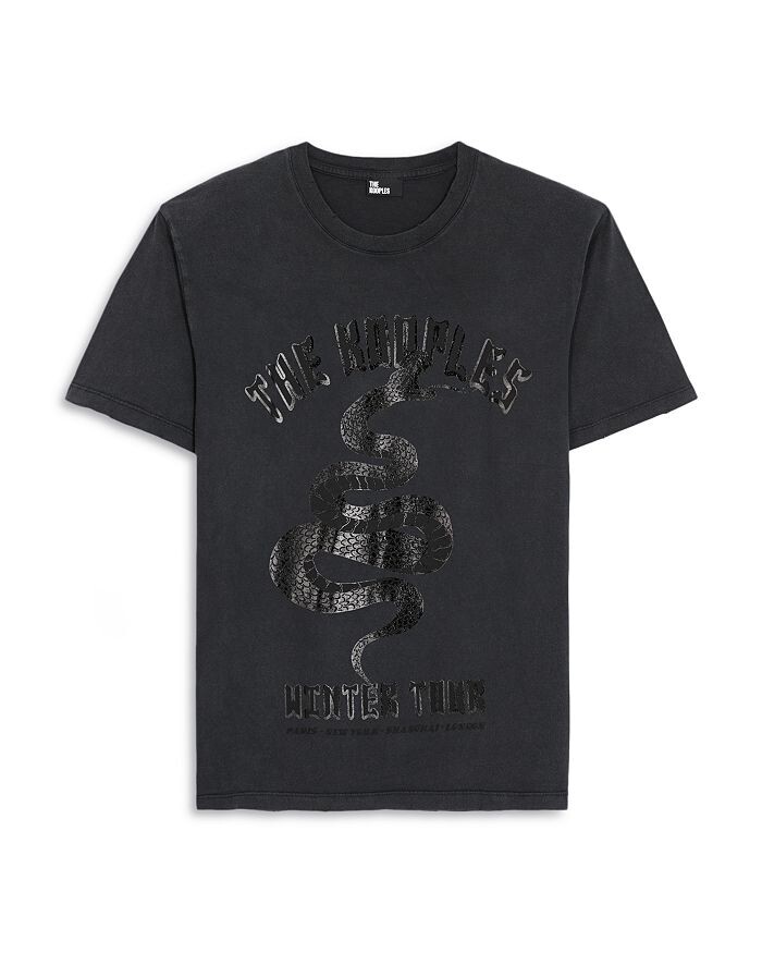 

Хлопковая эластичная футболка с графическим логотипом Winter Tour The Kooples