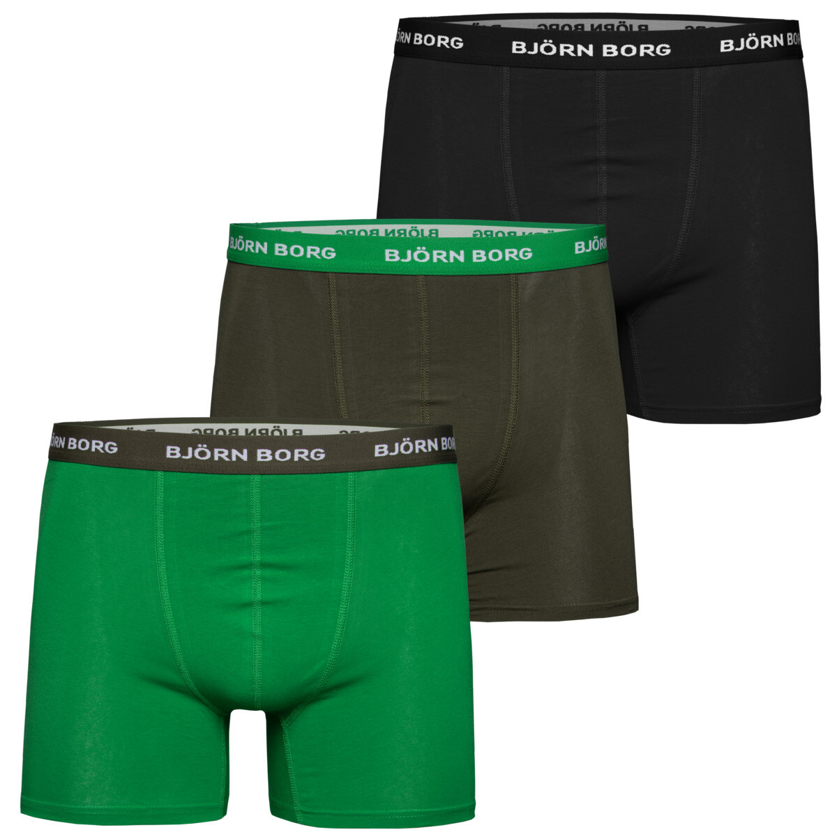 

Боксеры Björn Borg Boxershorts Cotton Stretch Trunk 3 шт, разноцветный