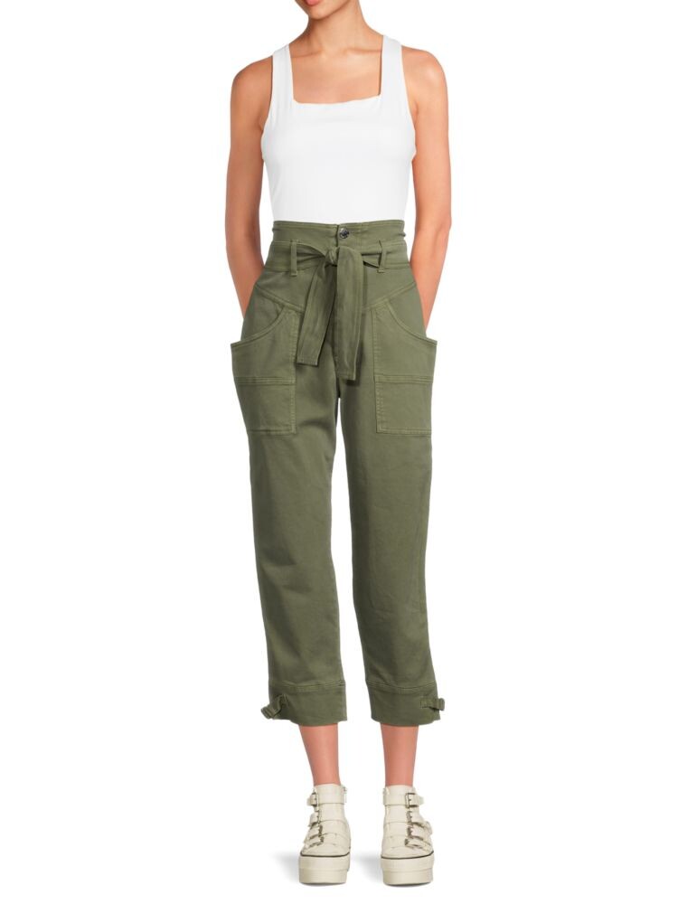 

Универсальные брюки Raleigh с поясом Pinko, цвет Cypress Green