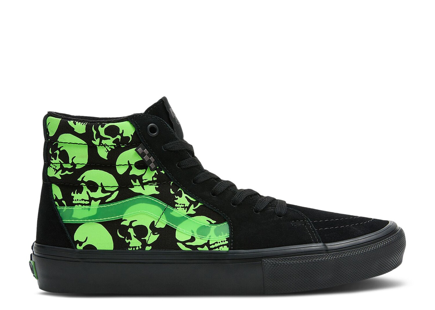 

Кроссовки Vans Skate Sk8-Hi 'Glow Skulls', черный