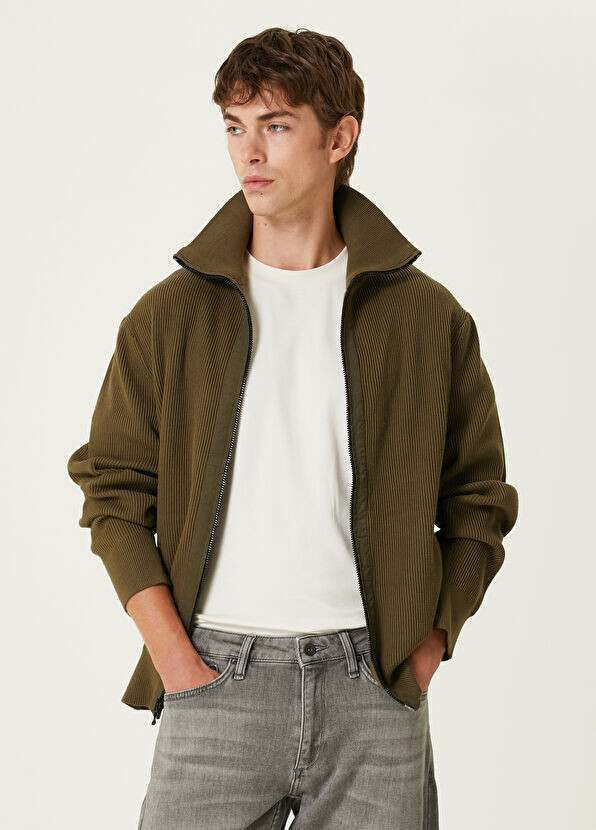 

Кардиган Dexter andrew вязки из органического хлопка Rag&Bone, хаки