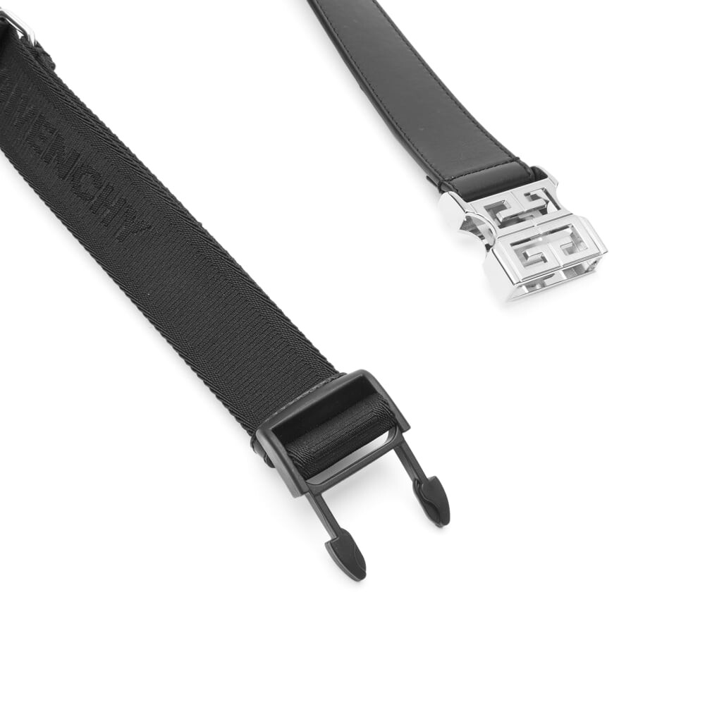

Ремень с пряжкой Givenchy 4G Release, черный