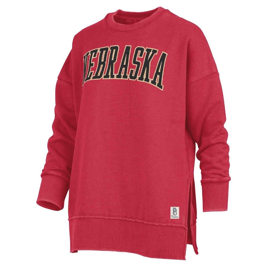 

Футболка с длинным рукавом Pressbox Nebraska Huskers, алый
