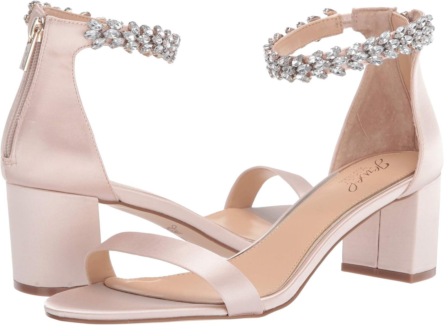 

Босоножки Bradley Jewel Badgley Mischka, цвет Champagne
